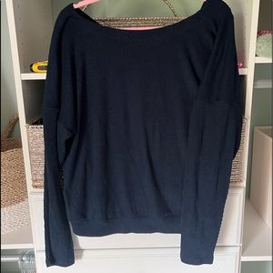 Maeve Anthropologie navy sweater. Medium